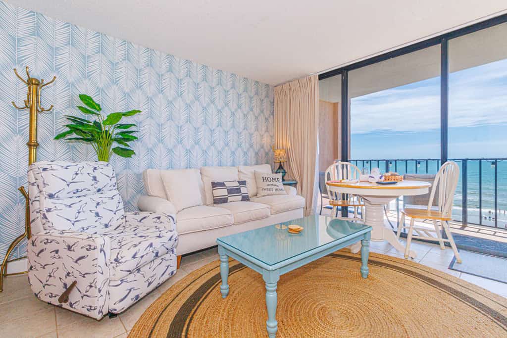 This is a stunning 1-bedroom suite located at the Carolina Reef Resort in North Myrtle Beach, SC. The search for your next vacation stops here! Check out this 6th floor, direct oceanfront, 1-bedroom apartment. The layout will accommodate up to 2 guests. Throughout the condo, guests will enjoy granite countertops in the kitchen, updated cabinets, and more!