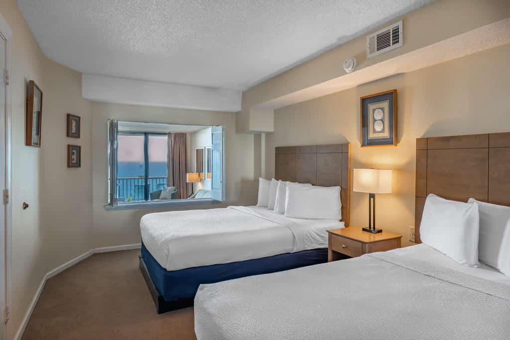The search for your next vacation stops here! Check out this 14th floor, direct oceanfront, 1-bedroom apartment located at Beach Colony Resort in Myrtle Beach, SC. The condo is fully furnished and the layout will accommodate 6 guests.