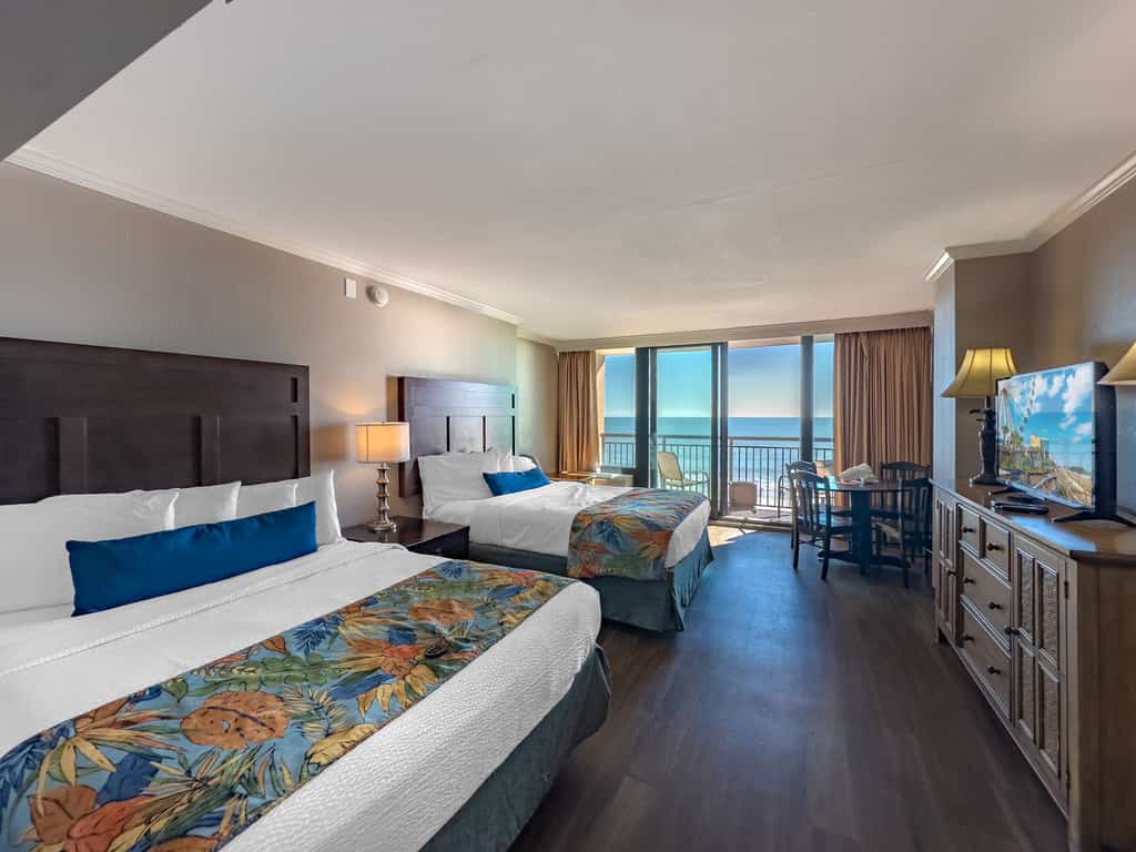 Welcome to this delightful studio on the 4th floor of the Caravelle Resort, offering spectacular views of the Atlantic Ocean! The space is perfectly suited for up to 4 guests, with two comfortable queen-sized beds providing a restful place to relax.