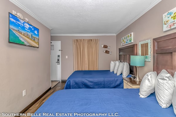 Top-Floor Ocean-View Condo | Caravelle Resort 1504 | Sleeps 6
Welcome to Unit 1504 at the Caravelle Resort — a beautifully refreshed top-floor ocean-view condo offering stunning views of the Atlantic and all the comforts of home. Completely updated for the 2023 season with new furnishings, décor, appliances, and even an air purifier, this space blends coastal charm with modern convenience.