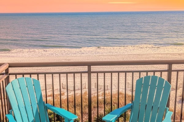 Welcome to your oceanfront sanctuary at the Caravelle Resort, a stunning coastal escape designed for couples and small groups who crave comfort, relaxation, and those picture-perfect Myrtle Beach views. From the moment you arrive, you’ll be swept away by the soothing sound of the waves and the salty breeze drifting in from your private balcony, offering over 160 square feet of open-air bliss. Whether you’re sipping your morning coffee as the sun rises over the Atlantic or unwinding with a cocktail beneath the stars, this balcony offers a front-row seat to the best show in town: the ocean itself.