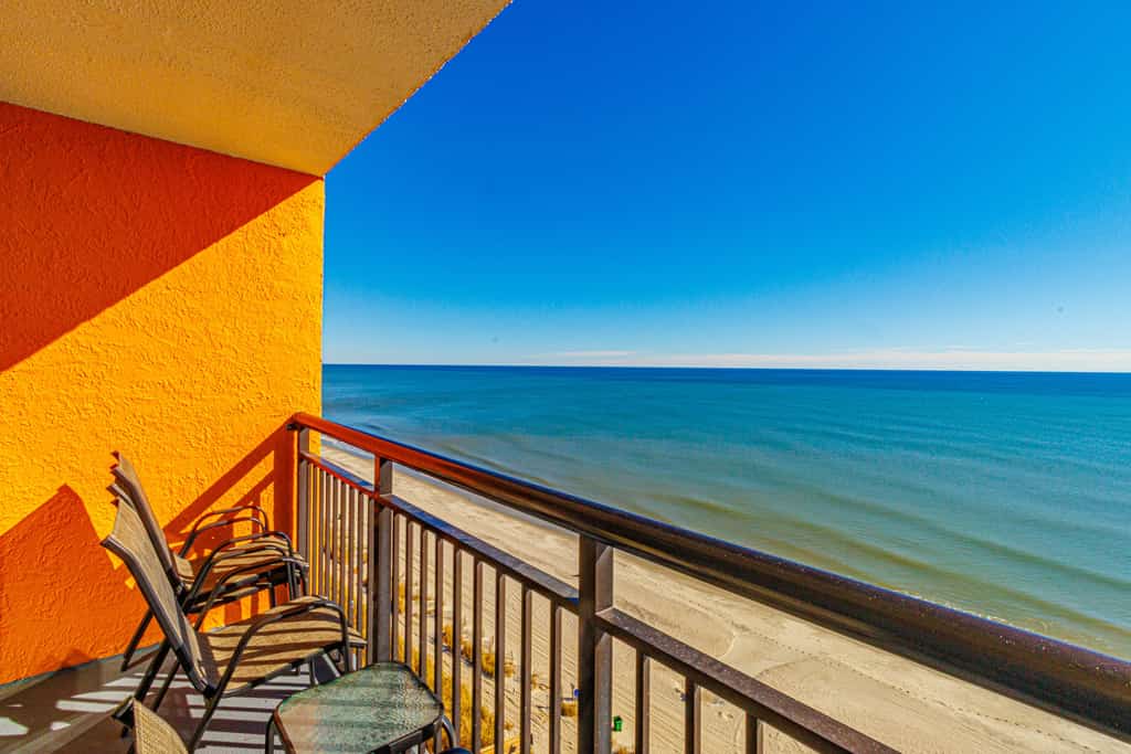 Experience the ultimate oceanfront escape in this luxurious 14th-floor studio at Landmark Resort, where elevated design meets breathtaking Atlantic views. Wake up to the soothing sound of the waves, step out onto your private balcony, and take in the endless horizon as the sea breeze surrounds you. Perfect for couples, solo travelers, or a small group seeking a refined coastal getaway, this oceanfront retreat blends modern sophistication with effortless comfort.