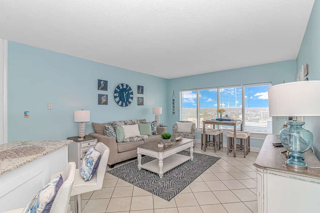 The search for your next vacation stops here! Check out this 18th floor, completely updated, 1 bedroom apartment at The Palace Resort in Myrtle Beach. This 1 bedroom, 1 bath condo is fully furnished with 1 queen size bed, and 1 queen sleeper sofa. The layout of this rental will comfortably accommodate 4 guests.