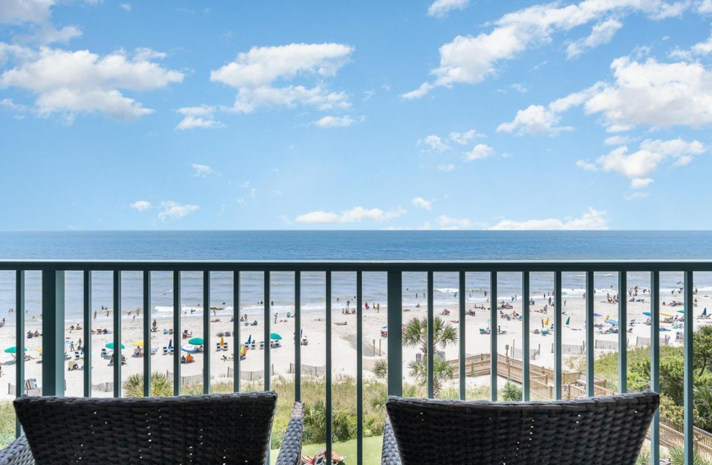 Looking for a renovated, direct oceanfront vacation rental? Your search ends here! This charming oceanfront studio at Sand Dunes Resort in Myrtle Beach, SC, offers the perfect retreat for couples or a small family getaway. Enjoy all the comforts of home while taking in breathtaking views of the Atlantic Ocean from your private balcony. Located at the peaceful North end of the Golden Mile, this property is just a short walk to local dining, shopping, and attractions, yet away from the crowds.


Important Notice: Balcony Railing Coating Project

The Balcony Railing Coating Project will be underway for approximately 6&ndash;8 weeks (weather permitting), with completion expected by mid to late January.

During this period, signage will be placed on sliding glass doors to inform guests when balcony work is taking place. Please remind guests not to touch the railings, as they will be in various stages of coating and drying.

Please note:

Balcony access will be restricted only while work is being performed on that specific stack.