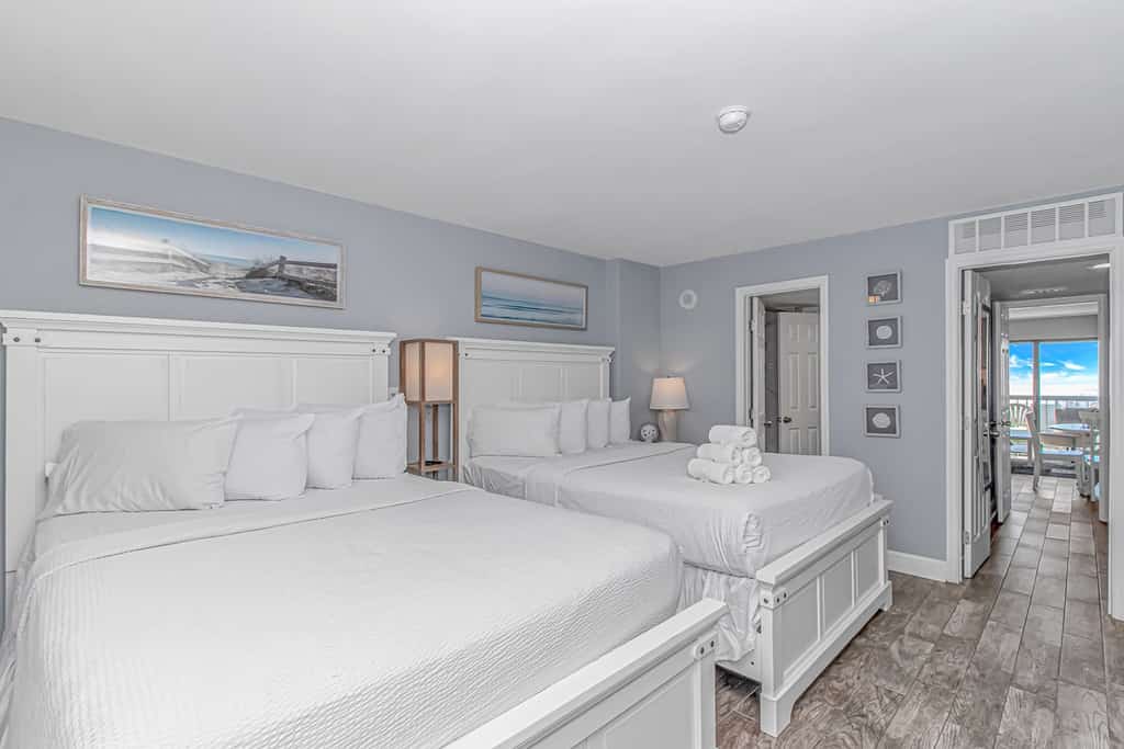 Welcome to Ocean Dunes Tower 1, Unit 4054. This charming one bedroom, ocean-view getaway is equipped with two queen beds, and one queen murphy bed - comfortably accommodating up to 6 guests! This recently updated space offers all of the luxuries of home, while being just steps away from the beach!