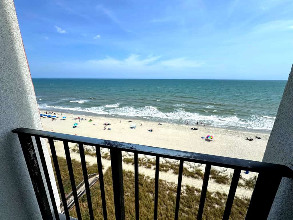 This is an absolutely incredible, completely renovated, luxury suite located at the Palace Resort in Myrtle Beach, SC. The search for your next vacation stops here! Check out this 7th floor, oceanfront, studio apartment. The condo is fully furnished and the layout will accommodate 2-4 guests.