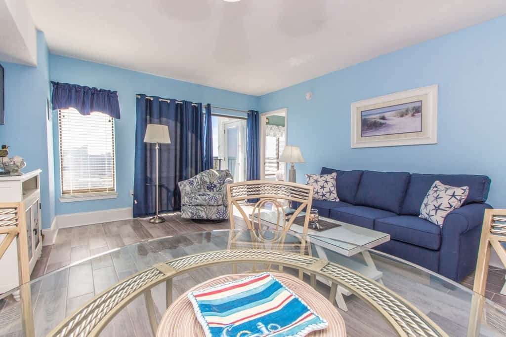 The search for your next vacation stops here! Check out this 15th floor, completely renovated, 2 bedroom apartment at The Palace Resort in Myrtle Beach. This 2 bedroom, 2 bath condo is fully furnished with 1 queen-size bed, 2 full-size beds, and 1 queen sleeper sofa. The layout of this rental will comfortably accommodate 6 guests.