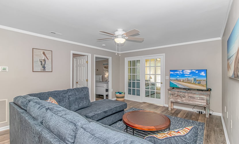 Welcome to Savannah Shores Unit 3! This beautifully updated and spacious condo is equipped with a queen sized bed, two full sized beds, and a queen sleeper sofa - comfortably accomodating up to 8 guests. Savannah Shores is packed with amenities, and bound to be the perfect spot for your next Myrtle Beach vacation!