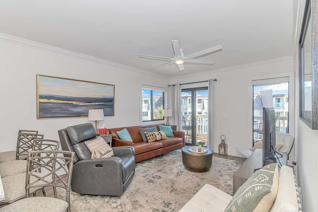 The search for your next vacation stop ends here! Check out this stunning 3rd-floor, 2-bedroom, 2-bathroom condo in Myrtle Beach, SC. Located along the iconic Golden Mile, this is arguably one of the most desirable areas in all of Myrtle Beach. Our newly renovated condo is less than a 10-minute drive from many of the area's top attractions. Enjoy gorgeous ocean views, beach access directly across the street, a sparkling outdoor pool, a spacious living area, an oversized balcony, and so much more!