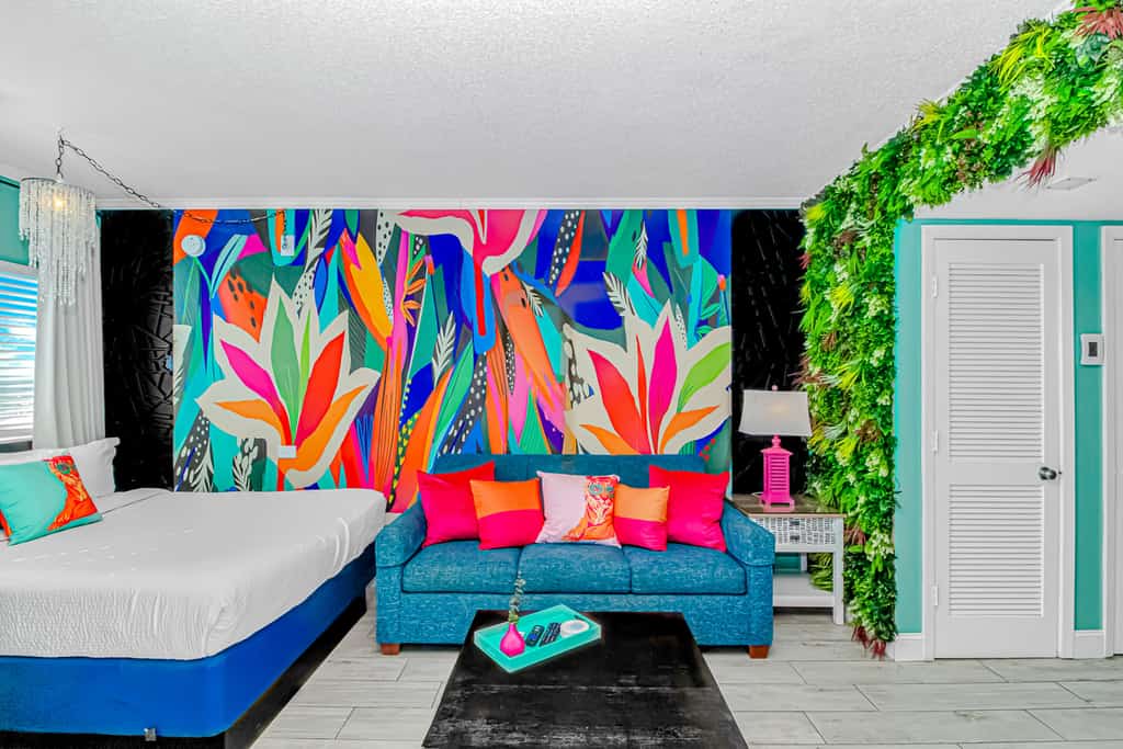 Check out this beautifully renovated, modern escape located on the 10th floor of the Palace Resort. Palace 1005 is an angled oceanview studio, offering stunning views of the Atlantic while also giving you a glimpse of the sparkling lights of Myrtle Beach. This stylish retreat is furnished with a queen-sized bed and a queen-sized sleeper sofa, comfortably accommodating up to 4 guests.