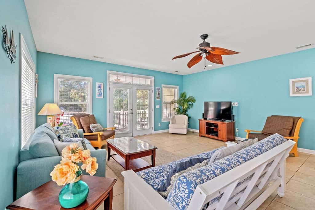 # Spacious 5BR Beach Home with Private Pool | Sleeps 20

Bring the whole group and make unforgettable memories at this oversized North Myrtle Beach vacation home! With **5 bedrooms, 5.5 bathrooms, a private swimming pool, four balconies, a game room, and multiple living spaces**, this spacious retreat is designed with large families and groups in mind.