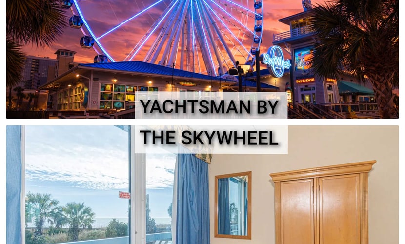 Step into a sun-kissed oceanfront escape at the renowned Yachtsman Resort, South Tower, where the sparkling Atlantic is always within view. Nestled on the third floor, this inviting studio places you mere steps from the lively Myrtle Beach Boardwalk and the iconic 14th Avenue Pier. With sweeping ocean vistas, a bright and airy layout, and a prime beachfront location, this charming retreat is ideal for a rejuvenating coastal getaway.
RENOVATIONS ARE BEING DONE IN SOME UNITS AT THE RESORT!!! WORK WILL BE PERFORMED FROM 9AM-5PM DURING YOUR STAY!!