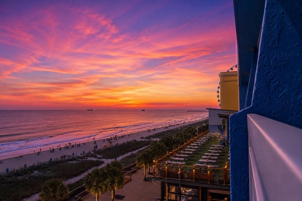 Discover your perfect oceanfront getaway at the iconic Yachtsman Resort South Tower. Set on the 7th floor, this beautifully updated studio places you just steps from the energy of the Myrtle Beach Boardwalk and the historic 14th Avenue Pier. With wide open views of the Atlantic and a layout designed for comfort, this space offers the ideal mix of relaxation and convenience for your next beach trip.