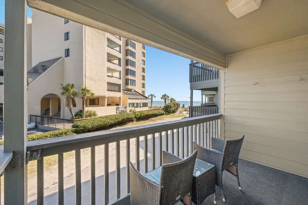 Welcome to Sea Cabin 131, a relaxing oceanview retreat perfect for a small family or group of friends looking for a peaceful getaway that suits everyone. With a king bed, full bed, and twin bed, this comfortable condo can sleep up to five guests.