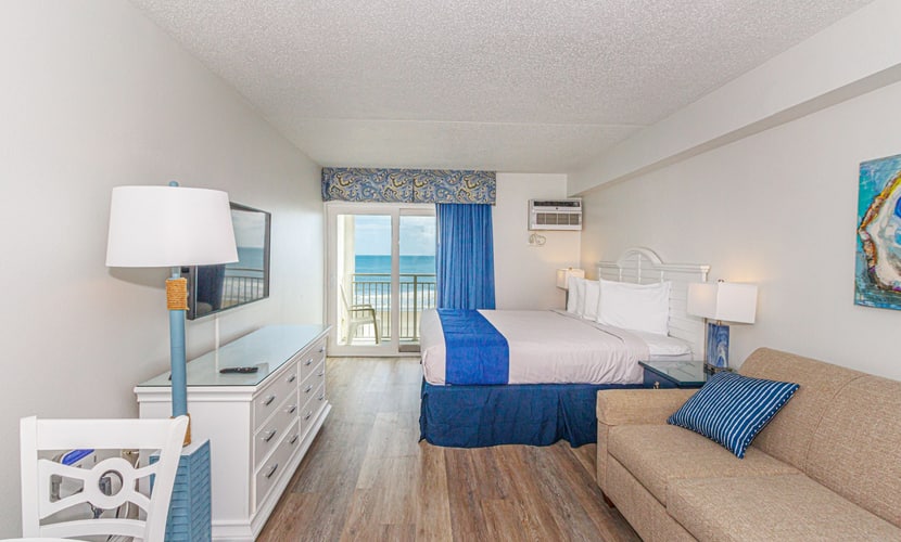 The search for your next vacation getaway ends here! Welcome to this beautifully renovated, 3rd-floor oceanfront condo at the Sea Mist Resort in Myrtle Beach, SC. Whether you're planning a romantic escape, a friends' trip, or a small family vacation, this cozy and stylish studio is ready to make your stay unforgettable.
(please note that the mini waterpark across street and movie theater are not available to our guests)
Free Wi-Fi and cable are available
Smoking AND Vaping are not allowed on property.
Unfortunately, all pools are currently unavailable for guest use with no anticipated reopening date.
