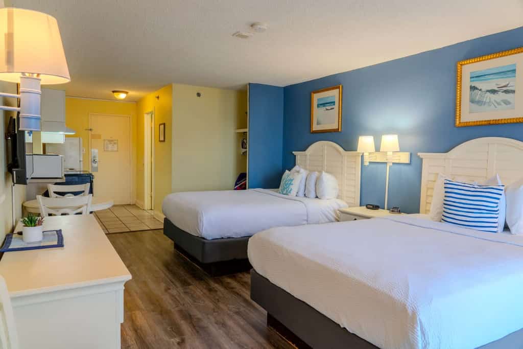 Are you looking for a recently updated vacation rental with stunning ocean views? Look no further! Check out this beautiful, 13th floor, ocean view vacation rental at the Sea Mist Resort in Myrtle Beach, SC. This condo is fully furnished with everything you need for your next vacation! It features 2 queen size beds and will comfortably accommodate 4 guests.

Free Wi-Fi and Cable are available.

Unfortunately, all pools are currently unavailable for guest use with no anticipated reopening date.