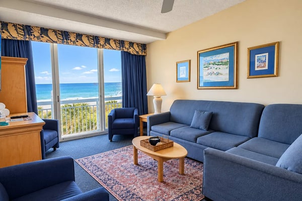 # Oceanfront 2BR at Yachtsman South Tower | Sleeps 8
Step into your oceanfront getaway at the iconic **Yachtsman Resort South Tower**! Located on the **4th floor, Unit 406**, this spacious 2-bedroom condo places you just steps from the Myrtle Beach Boardwalk, historic 14th Avenue Pier, and some of the area's most popular attractions.
With beautiful oceanfront views, comfortable accommodations, resort amenities, and a central location, Yachtsman 406 offers an ideal home base for your next Myrtle Beach beach vacation.
RENOVATIONS ARE BEING DONE IN SOME UNITS AT THE RESORT!!! WORK WILL BE PERFORMED FROM 9AM-5PM DURING YOUR STAY!!