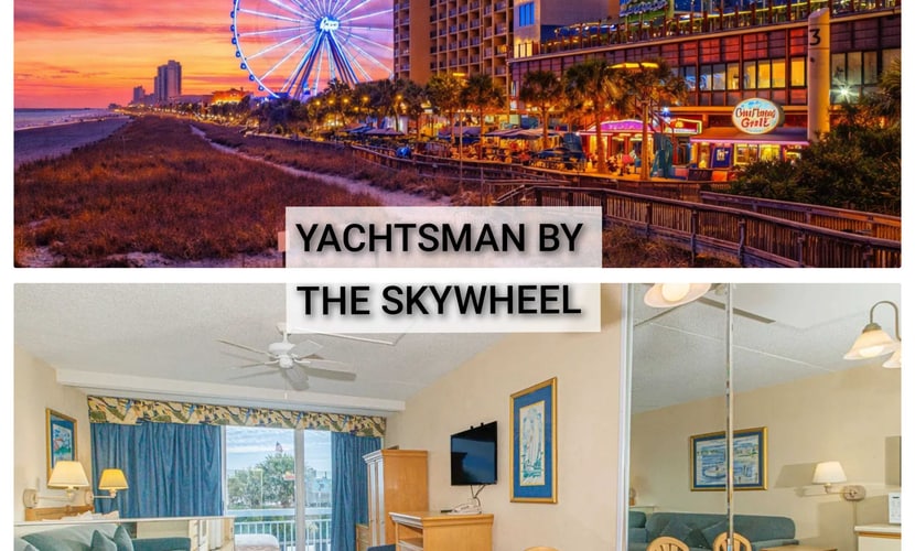 Immerse yourself in a sun-drenched oceanfront retreat at the iconic Yachtsman Resort, South Tower, where the Atlantic Ocean sparkles just beyond your window. Located on the sixth floor, this bright and welcoming studio is just steps from the vibrant Myrtle Beach Boardwalk and the famous 14th Avenue Pier. With sweeping ocean views, an airy open layout, and a prime beachfront setting, this charming condo is the perfect place to unwind, soak up the sun, and enjoy all that Myrtle Beach has to offer.
RENOVATIONS ARE BEING DONE IN SOME UNITS AT THE RESORT!!! WORK WILL BE PERFORMED FROM 9AM-5PM DURING YOUR STAY!!