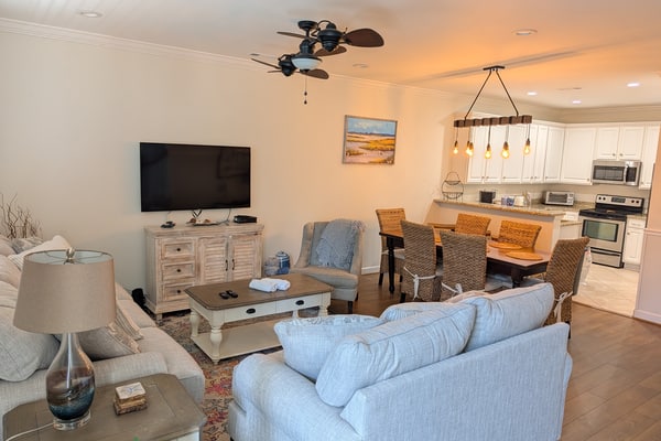 Location and Relaxation! Those words could not be truer when describing this captivating 4-bedroom beach house located in Murrells Inlet, SC. "113 Crab Drive" is located just a few rows back from the beach, just a short walk, making it a prime vacation spot! This house is a short ride to many restaurants, shopping and entertainment. The beach house neighbors so many attractions and popular landmarks such as the Murrells Inlet Marsh walk, Huntington Beach State Park, the Garden City Pier, and so much more. These attractions are within a 10-minute drive of the property.