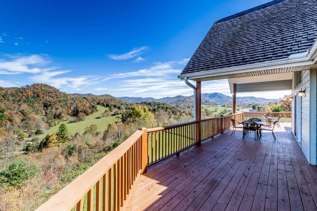 Family-Friendly Mountain View Retreat w/ 3 Decks, Game Room, Grill, & Free WiFi