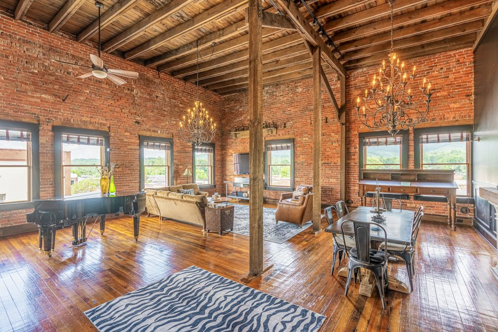 Brick Loft Penthouse on Main