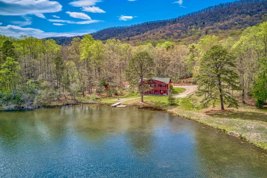 Luxury Lakefront Cabin Near Asheville | Private Fishing Dock, Fire Pit, Kayaks
