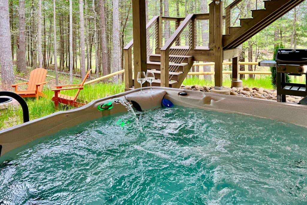 Brand-new home near Weaverville with game room, private hot tub, firepit, & BBQ