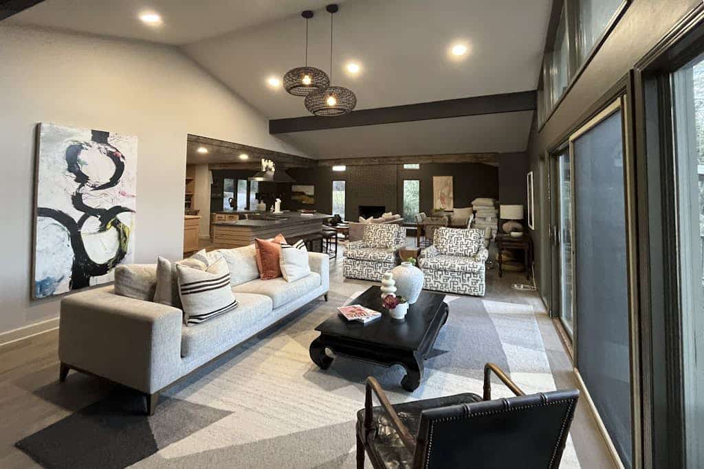 The Treehouse | Modern retreat in Pisgah Forest, professionally decorated