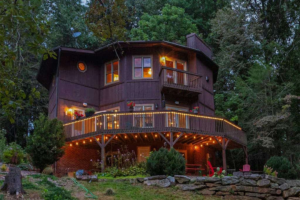 Bright Brevard House w/ Fireplaces, Jetted Tub, Fire Pit & Bike Storage