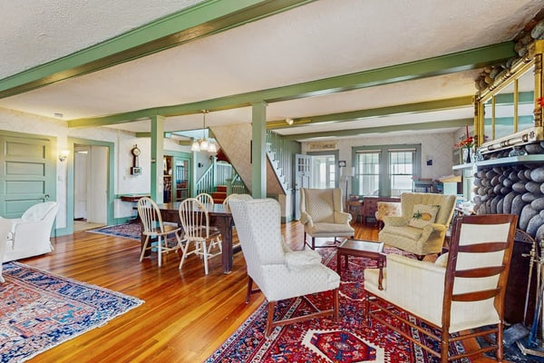 Historic waterfront home w/ a sun room, ocean views, dog-friendly