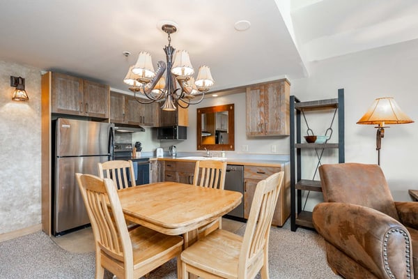 Slope side family fun condo with shared pool and hot tub