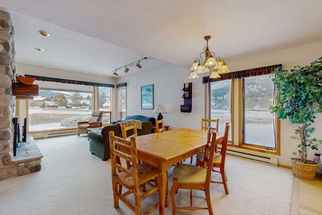Condo with WiFi, fireplace, hot tub, & swimming pool