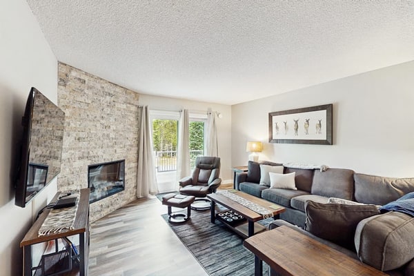 Big Horn 3 ski-in/ski-out condo steps from the Black Bear Poma, with garage