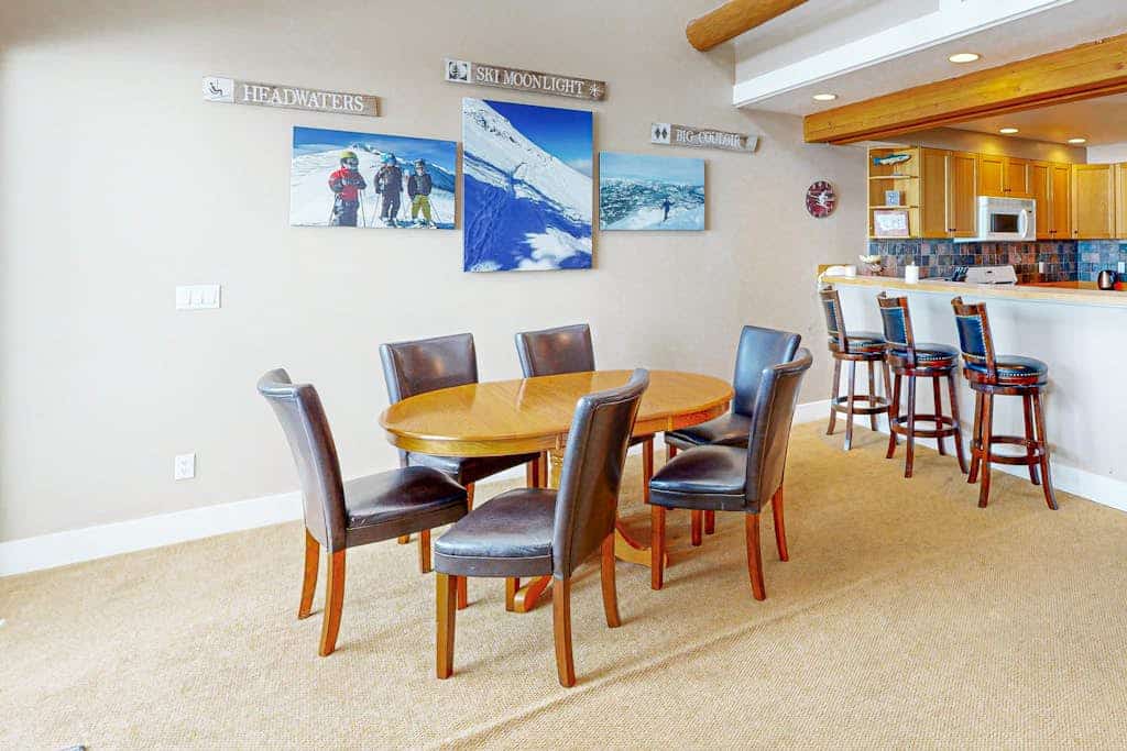 Serene mountain-view condo with skiing, washer/dryer, gas grill, & patio
