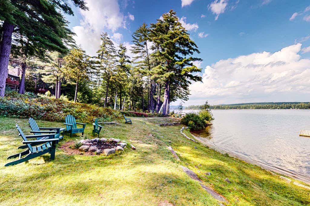 Lake View by the Mountain