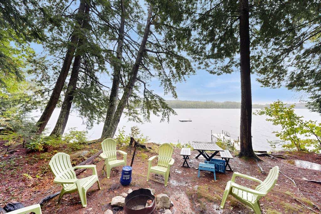 Peaceful Parker Pond Cabin | Cozy Fire Pit, Bunkhouse & Lake Front Access