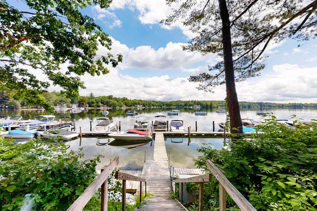 Lakefront cabin with shared firepit & access to Sebago Lake