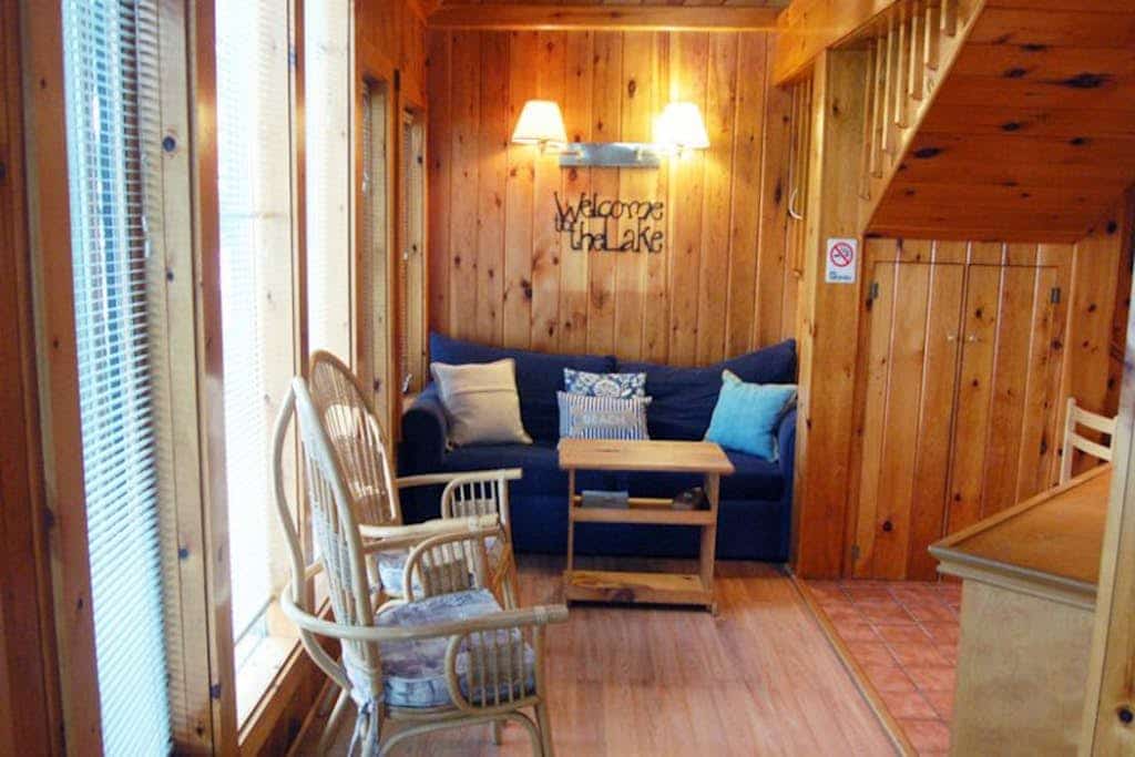 Dog-Friendly Lakefront Cottage w/Lake Access, Deck, Gas Grill, A/C