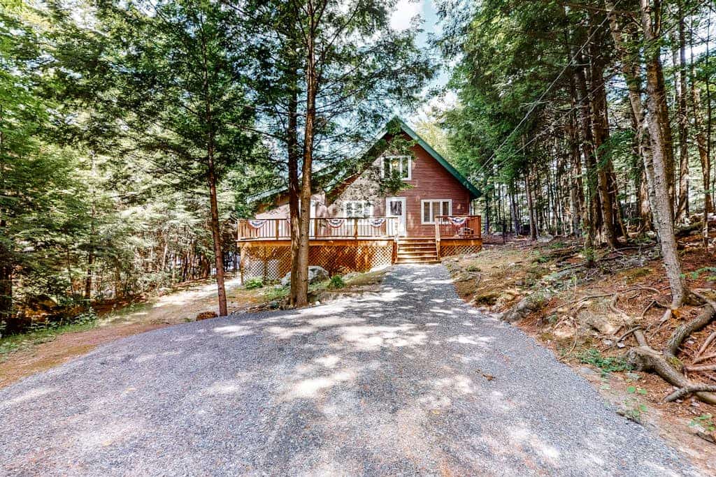 Lakefront home on Long Pond with private dock, firepit & woodstove- dog-friendly