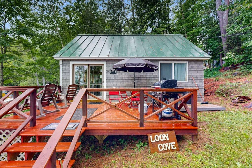 Lakefront home on McGrath Pond - once featured on Maine Cabin Masters