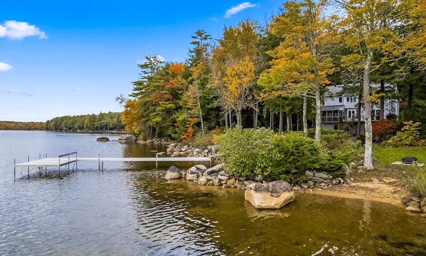 Waterfront, dog-friendly home on 12+ acres with dock, hot tub & sunset views
