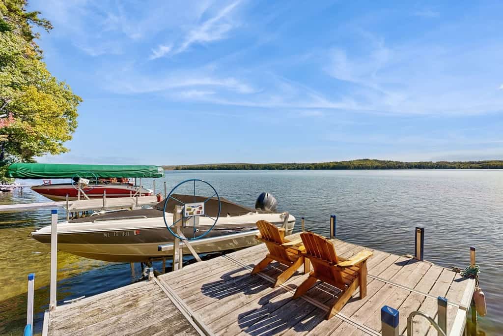 Peaceful Maine hideaway with lake views, pool table, dock access, and Wi-Fi