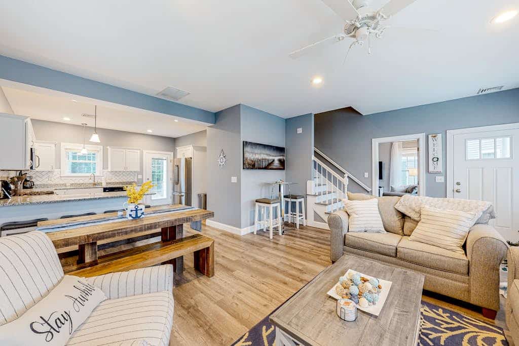 Polished home near the Kennebunks with pool, gym & game room
