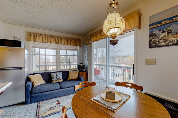 Inviting condo with high-speed WiFi and shared indoor pool - two miles to beach