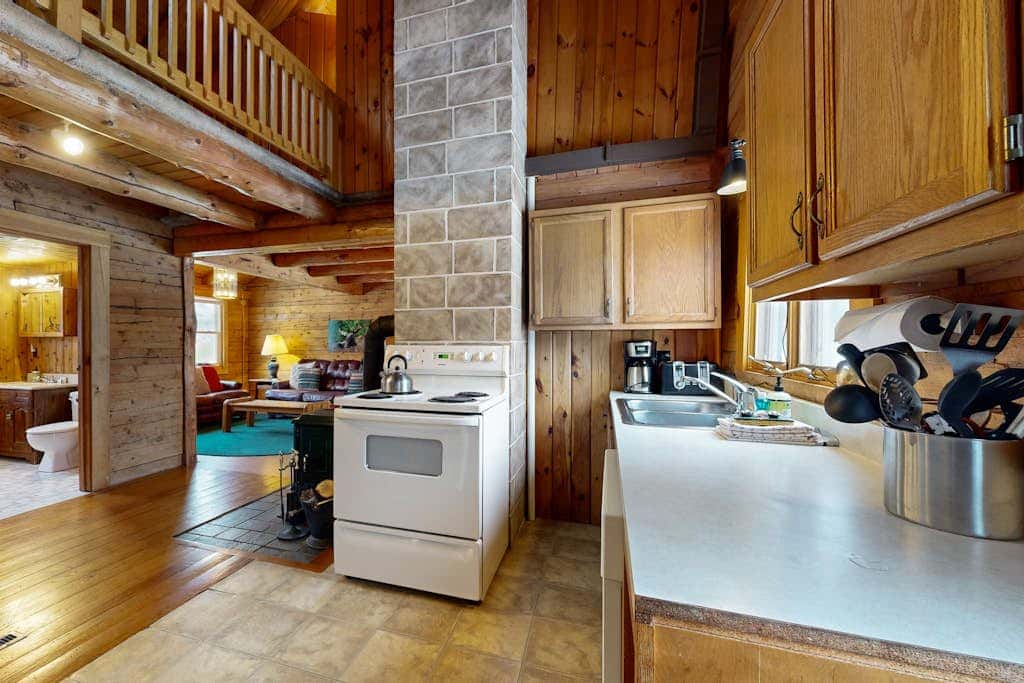 Twin View Log Home