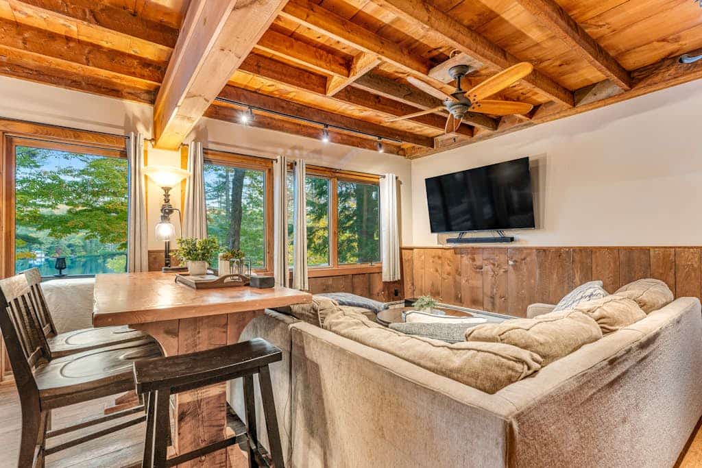 Lakefront house with skiing nearby, dock, and amazing views - dog-friendly