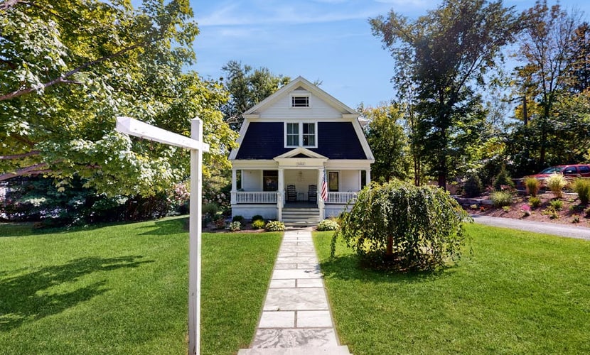 Classic village home with large porch, washer/dryer, cable, grill & partial AC