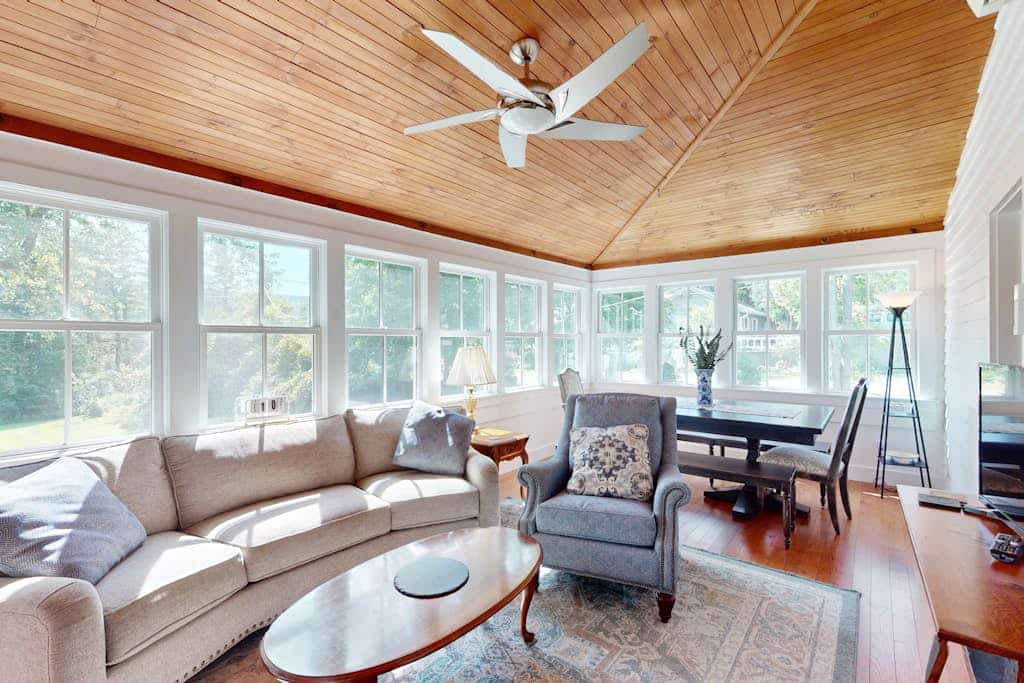 Classic village home with large porch, washer/dryer, cable, grill & partial AC