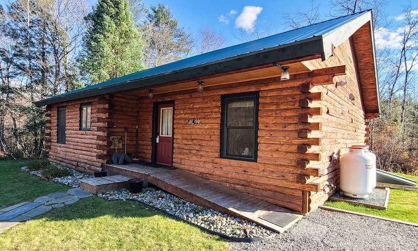 Enchanting dog-friendly cabin with fireplace, hot tub & washer/dryer