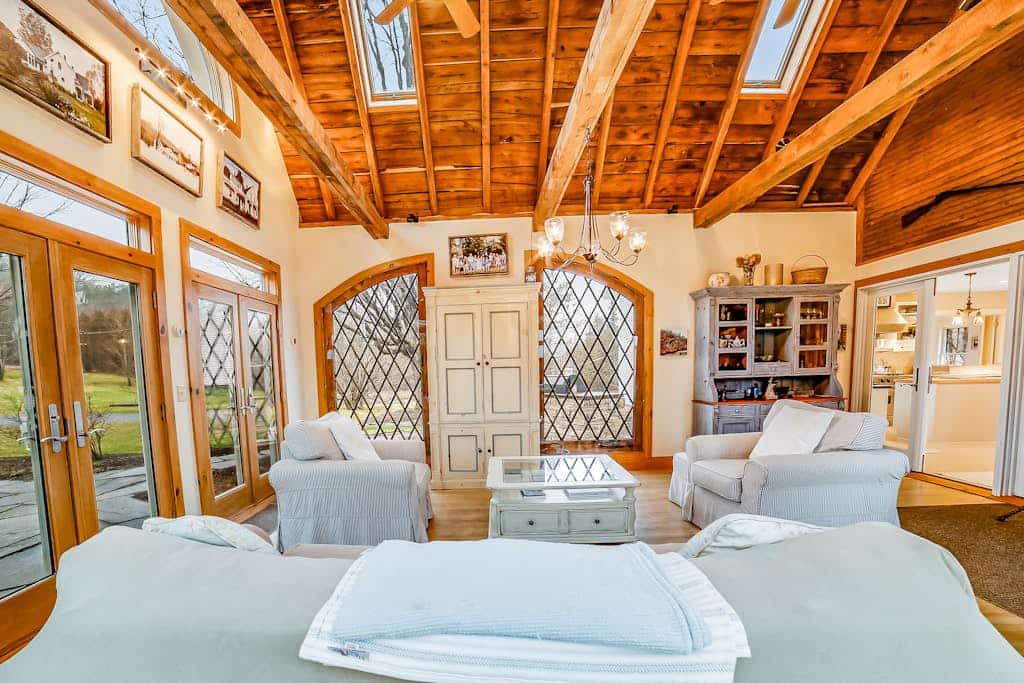 Beautiful, rustic home w/ on-site playground, deck, patio, grill, and fireplace